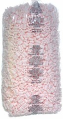 Packing Peanuts 3.5 cu ft – 1 Bag Pink Anti Static Popcorn Free Shipping