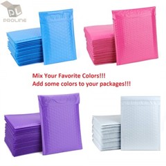 Mix Your Color 1000 Poly Bubble Shipping Envelopes Mailers #000 Extra Wide 4″x8″
