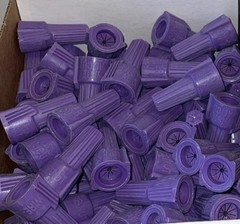 Ideal Twisters 125 pcs Al/Cu Wire Connectors Aluminum to Copper – Purple