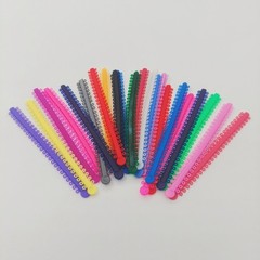 1000Pcs/Pack Dental Orthodontic Elastics Rubber Bands Ligature Ties 48 Colors