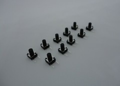 10 Pcs Pack Lot 6x6x8mm Momentary Push Micro Button Tactile Switch Side 2 Pins