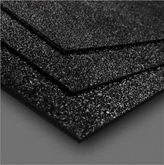 3 Pcs Black HMWPE Polyethylene Plastic Sheet 12″ x 12″ x 1/8″ Haircell Texture