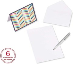 American Greetings 30-Count 5.25 in. x 4 in., blue, orange, yellow, fuschia