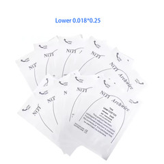 Dental Orthodontic TMA Beta Ti-Mo Arch Wires Round Rectangular Arch Ovoid Form