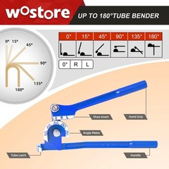 Versatile Hand-Powered Tubing Bender – 1/4″, 5/16″, & 3/8″ for Precision Repairs