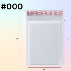 Poly Bubble Mailers #000 #00 #0 #1 #2 #3 #4 #5 #6 #7 Shipping Padded Envelopes