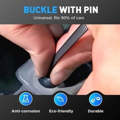 100 PCS Nylon Universal Cable Tie Buckle，Heavy Duty Self-Locking Zip Ties Holder