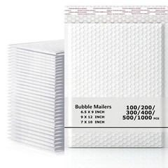Any Size White Poly Bubble Mailers Shipping Mailing Padded Bags Bubble Envelopes
