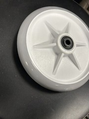 Grey Stryker Stretcher 8” Standard Wheel, Stryker OEM Part 0753-103-215 NEW!!!