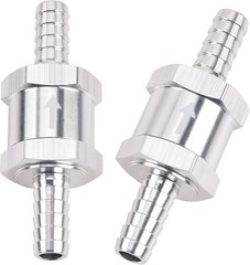 2x 6mm 1/4″ Fuel Line Non-Return One Way Air Fuel Oil Check Valve Diesel Gas