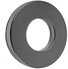 1 Neodymium Magnets 2 x 1 x 1/4 inch Ring N48
